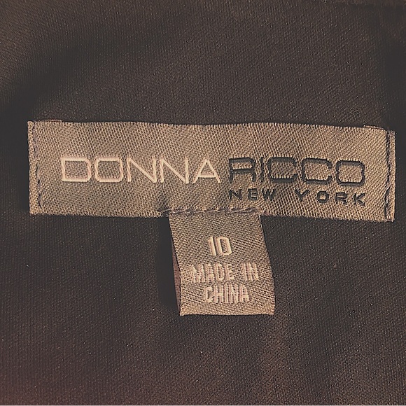 Donna Ricco “brocade” dress, size 10 - Picture 7 of 7